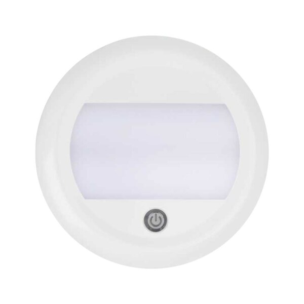 Abrams Touch Light Series LED Dome Light - Round - 25.5W - Red/White TLC-9300-RW - main